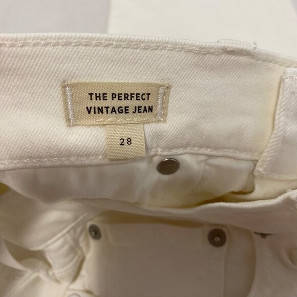 Madewell The Perfect Vintage White Jean Size 28 NWT - Picture 6 of 11